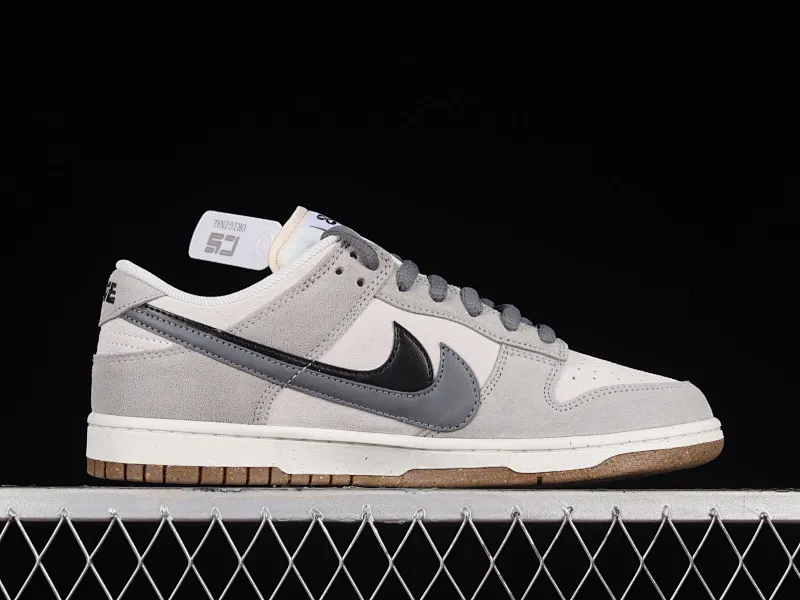 All categories Nk SB Dunk series Nk SB Dunk Low low-top sneakers Nk SB Dunk Low "85" black and gray double hook SB low-top sports and leisure sneakers DO9457-114